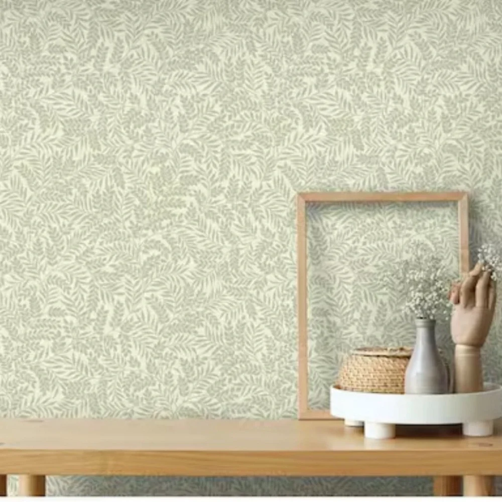 New! 1 roll of Holden Wallpaper. Mini Leaf Trail in Sage color, 57 sq ft